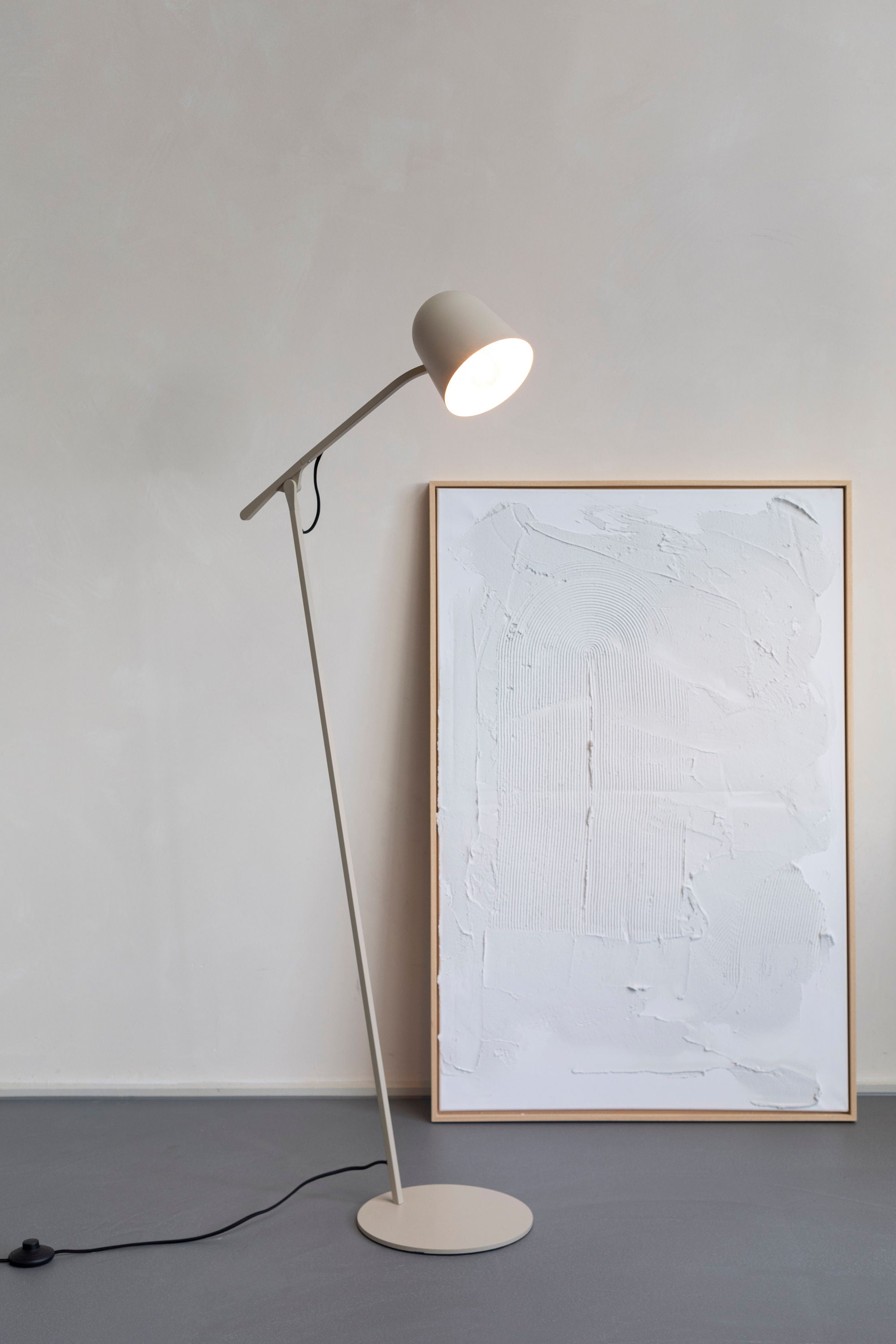 Zuiver Lau Brown Rice Floor Lamp